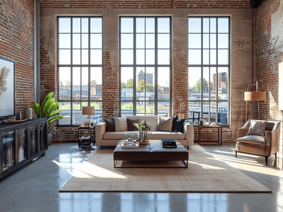 Loft Urbain : Spacieux et brut
