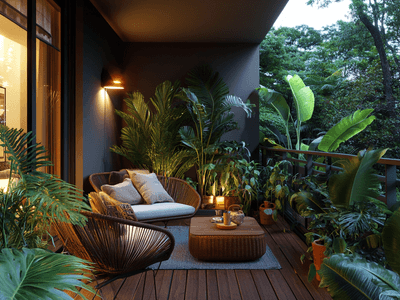 Décoration pour balcon et terrasse : Accents élégants pour l'extérieur