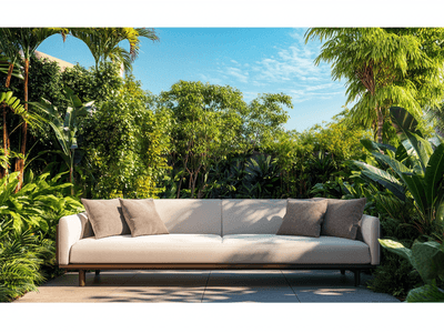 Canapé d'extérieur : Confort et design dans le jardin